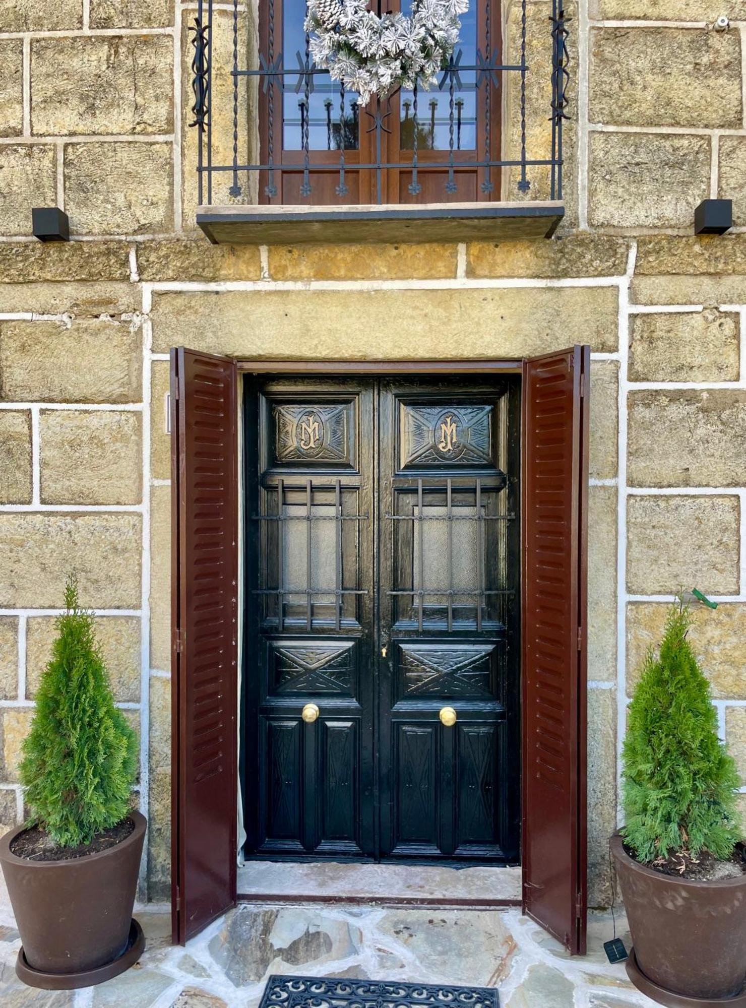 La Casa Del Cantero Pinilla del Valle Exteriör bild