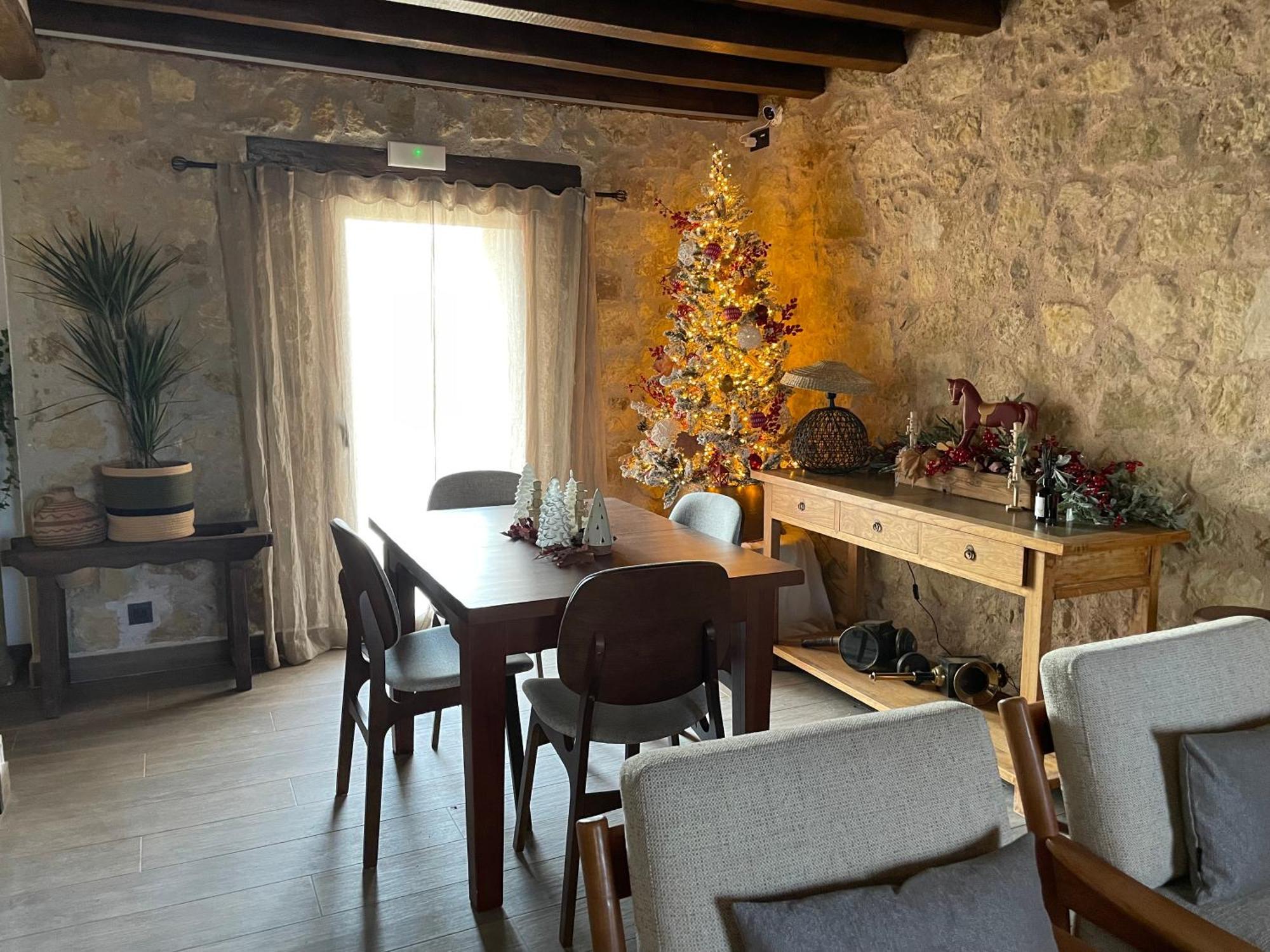 La Casa Del Cantero Pinilla del Valle Exteriör bild