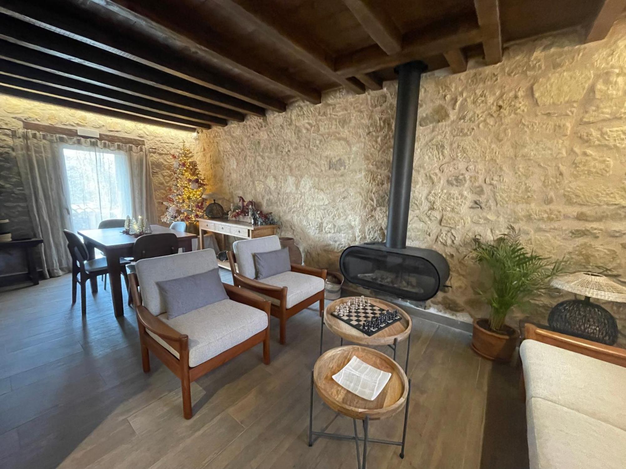 La Casa Del Cantero Pinilla del Valle Exteriör bild